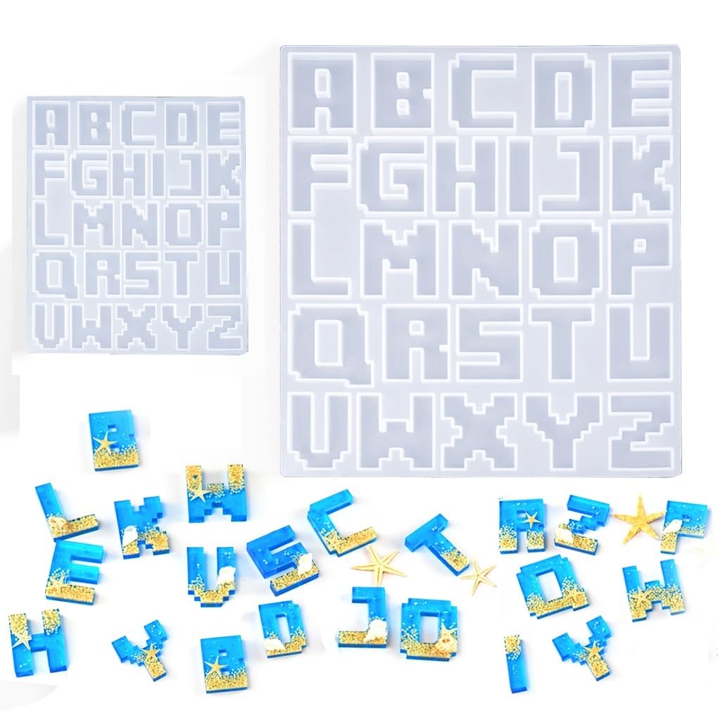 Amazon.co.jp: FineInno ピクセル形 文字形 アルファベット形 英語形